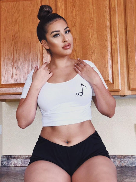 'Til Infinity Logo Crop Top