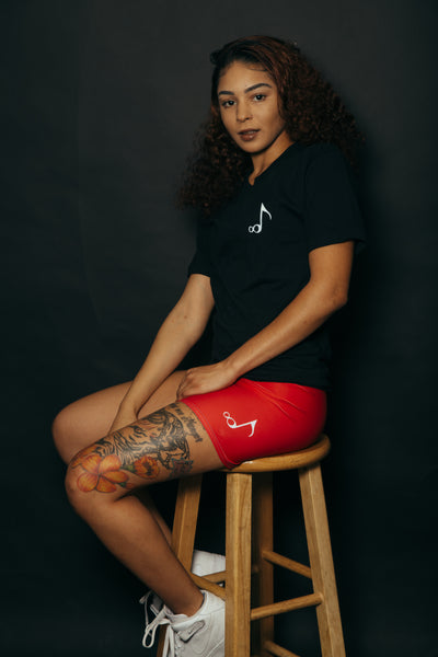 Til Infinity Yoga Shorts (Red)