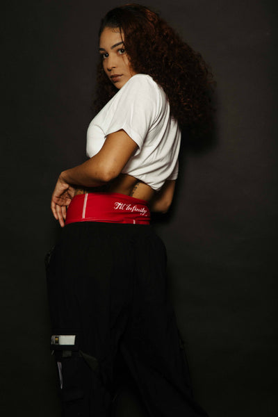 Til Infinity Yoga Shorts (Red)