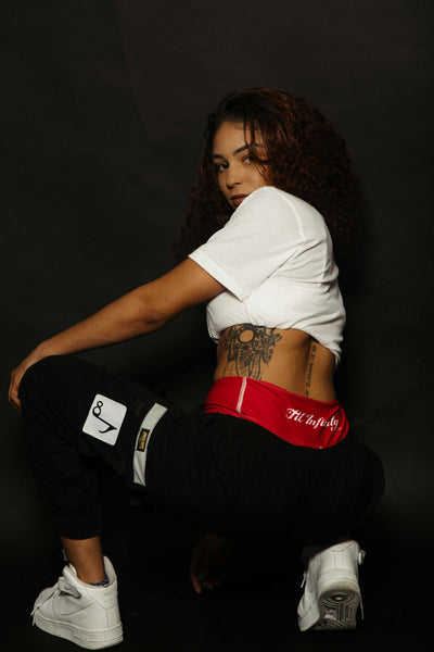 Til Infinity Yoga Shorts (Red)