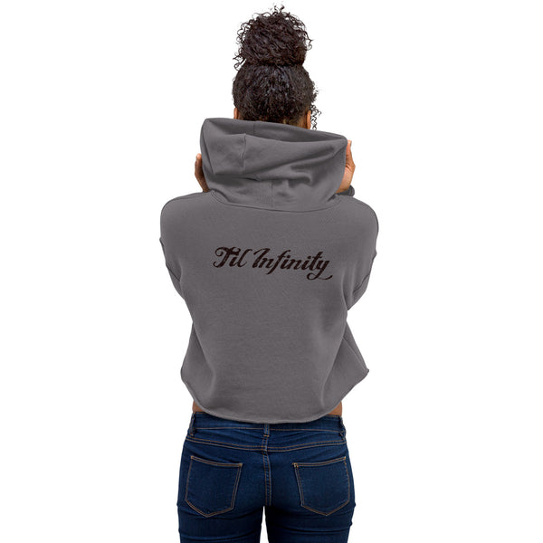 'Til Infinity Logo Crop Hoodie