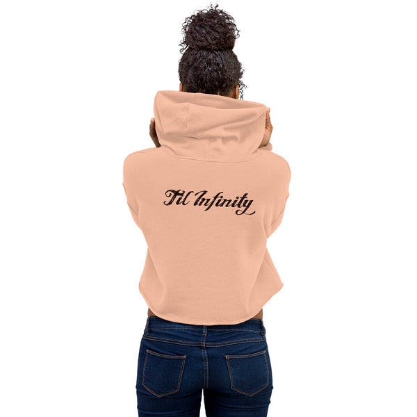 'Til Infinity Logo Crop Hoodie