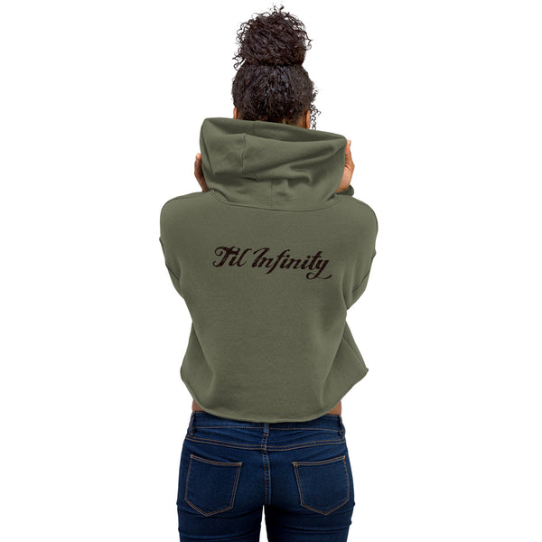 'Til Infinity Logo Crop Hoodie