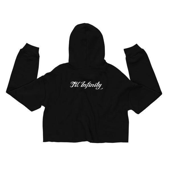 'Til Infinity Logo Crop Hoodie