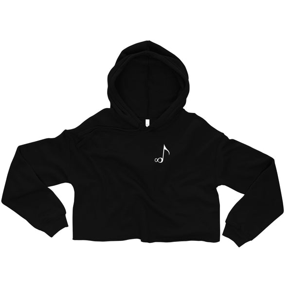 'Til Infinity Logo Crop Hoodie